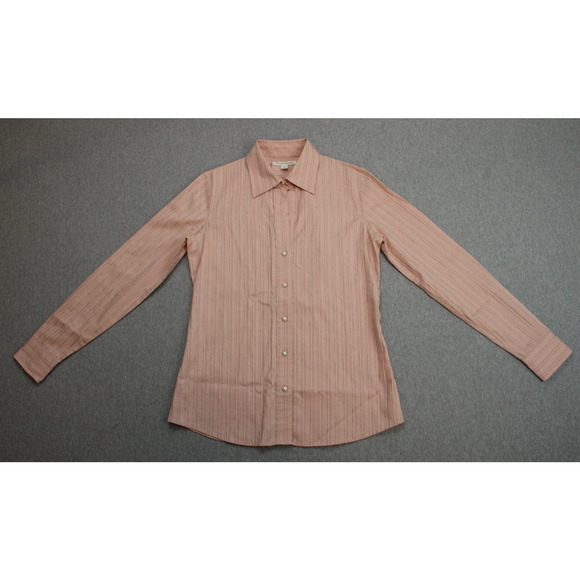 Banana Republic Shirt Womens Size Small Striped Button Up Long Sleeve Cotton - Picture 1 of 6